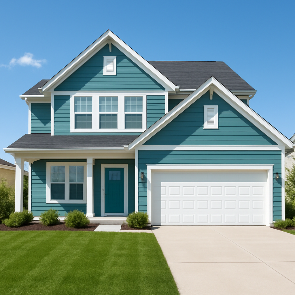Modern suburban family home